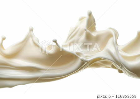 Milk white splash flow background 116855359