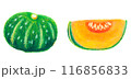 クレヨン風かぼちゃイラスト pumpkin illustration vector 116856833