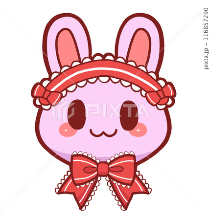 桃うさぎアイコン 116857290