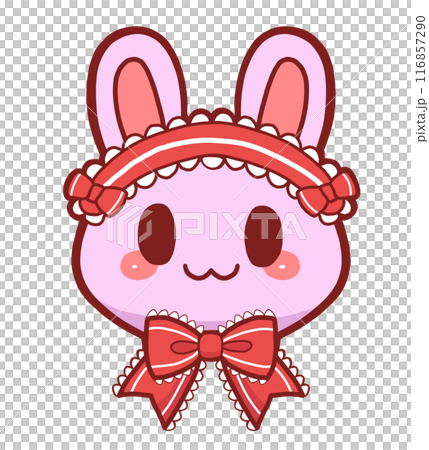 桃うさぎアイコン 116857290