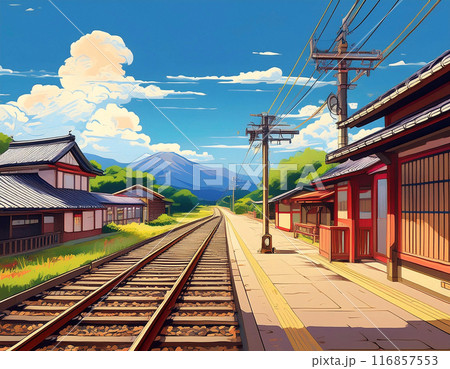 帰りたくなる田舎の駅 116857553
