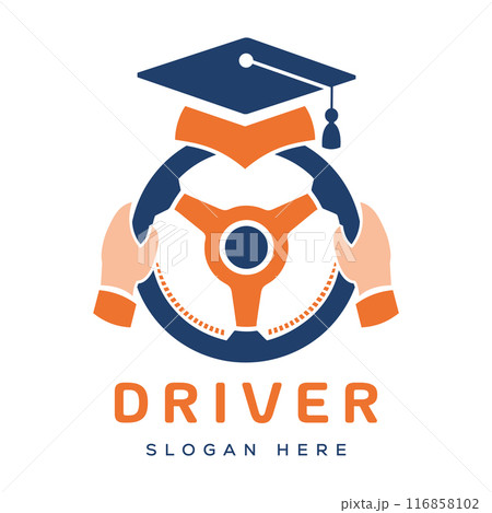 Driving School logo. drive logo. Driving logo 116858102