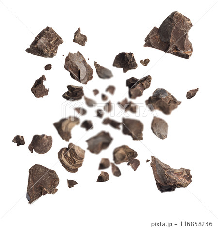 Chocolate flakes 116858236