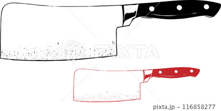 knife vector art in white isolated background 116858277