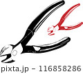 Pliers tool vector art in white isolated background 116858286