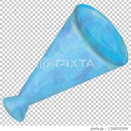 簡單的擴音器圖藍色 116858304