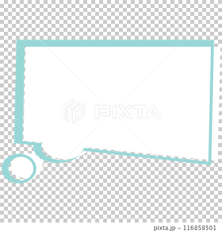 Pastel text bubbles, blue outline for cartoon, comic, marketing, communications, sticker, decoration, social media, print, template, manga, messages, card, chat, png, transparent background 116858501