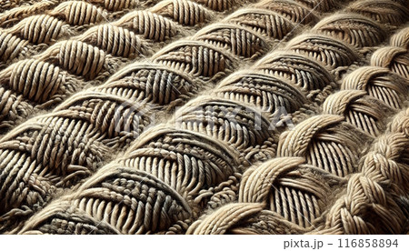 編み込みをイメージした背景イラスト 編み込みをイメージした背景イラスト 116858894