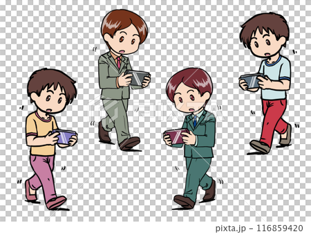 步行智慧型手機1 116859420