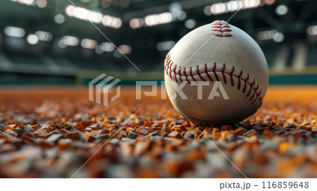 Baseball on Field Baseball on Field 116859648
