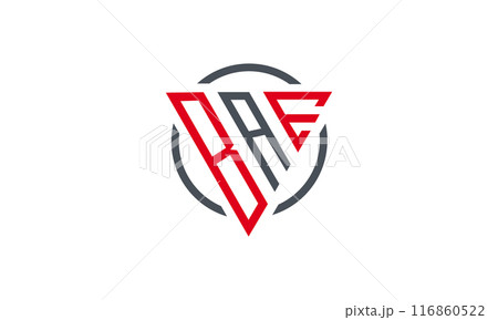 Initial Letter BAE triangle monogram modern logo Initial Letter BAE triangle monogram modern logo 116860522