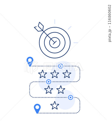 goal concept, idea of marketing business money earnings aim, strategy achievement, success targeting audience modern design image goal concept, idea of marketing business money earnings aim, strategy achievement, success targeting audience modern design image 116860602