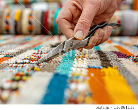 sewing process of handmade from the sewing sewing process of handmade from the sewing 116861115