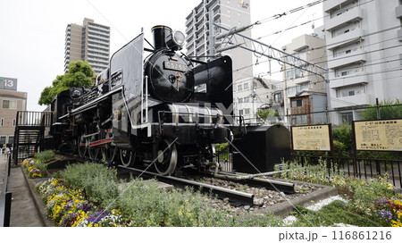 「入新井西公園（交通公園）」（東京都大田区）に保存されている蒸気機関車 116861216