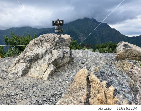 谷川岳_谷川岳天神平からの眺望_雷雲近づく夏の谷川岳山頂 谷川岳_谷川岳天神平からの眺望_雷雲近づく夏の谷川岳山頂 116861234