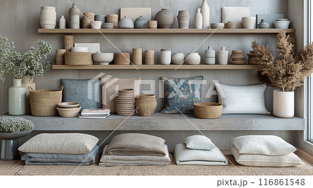 Cozy Home Decor with Natural Elements Cozy Home Decor with Natural Elements 116861548