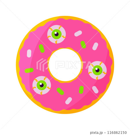 donut eye halloween sweet round element icon donut eye halloween sweet round element icon 116862150