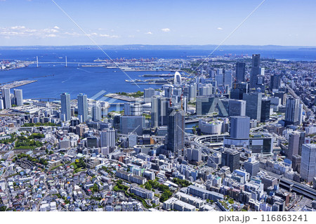 横浜港全景・空撮 横浜港全景・空撮 116863241