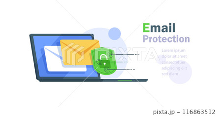 Email service security concept,Electronic mail message as part of business marketing Email service security concept,Electronic mail message as part of business marketing 116863512