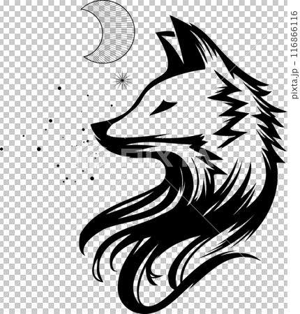 A simple moon and star fox mark A simple moon and star fox mark 116866116