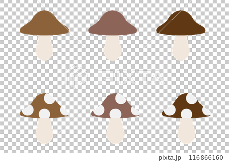 Cute mushrooms Cute mushrooms 116866160