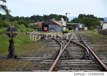南部縦貫鉄道旧七戸駅構内 南部縦貫鉄道旧七戸駅構内 116866266