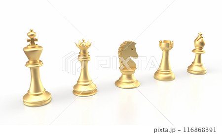 The Chess for Business concept 3d rendering. The Chess for Business concept 3d rendering. 116868391
