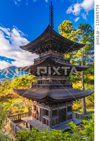 【長野県】大法寺三重塔　国宝 116869759