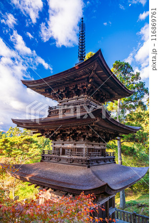 【長野県】大法寺三重塔 国宝 【長野県】大法寺三重塔 国宝 116869761