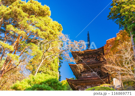 【長野県】大法寺三重塔　国宝 116869771