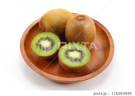 カットされたキウイフルーツ カットされたキウイフルーツ 116869949