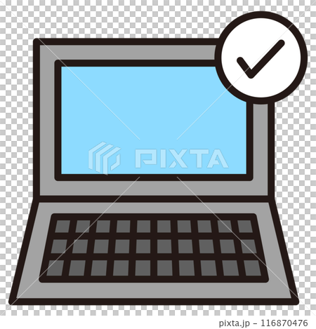 デジタル資産の整理 パソコンのアイコンイラスト デジタル資産の整理 パソコンのアイコンイラスト 116870476