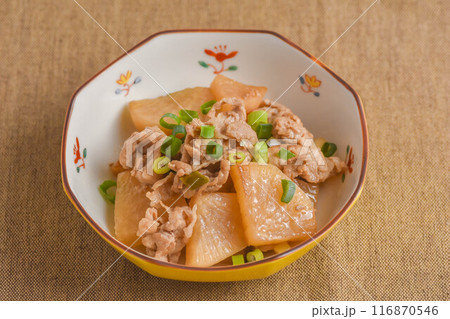 大根と豚肉の煮物 大根と豚肉の煮物 116870546