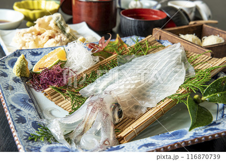 イカの活き造り 116870739