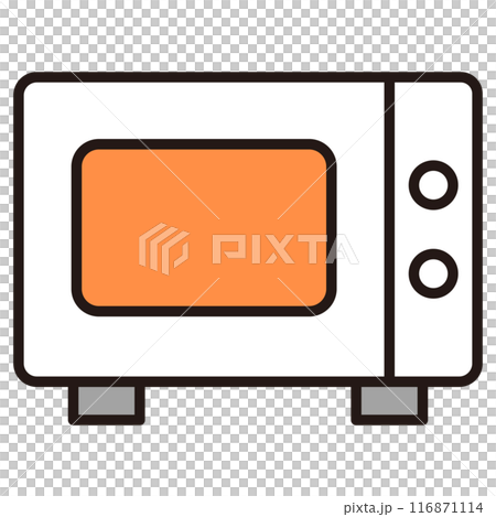 電子レンジのアイコンイラスト 116871114