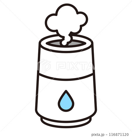 加湿器のアイコンイラスト 加湿器のアイコンイラスト 116871120