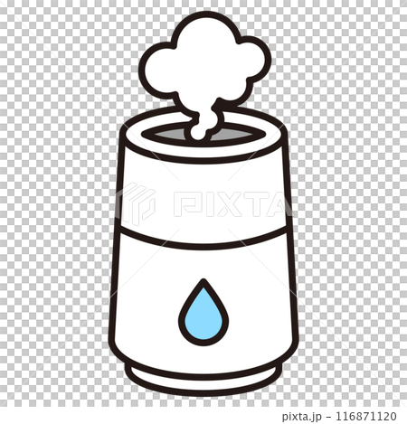 加湿器のアイコンイラスト 加湿器のアイコンイラスト 116871120