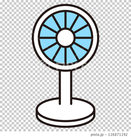 Electric fan icon illustration Electric fan icon illustration 116871192