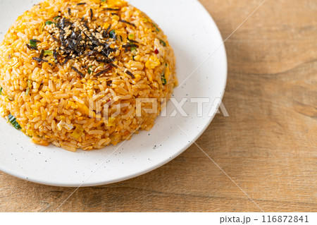 fried rice with egg in Korean style fried rice with egg in Korean style 116872841