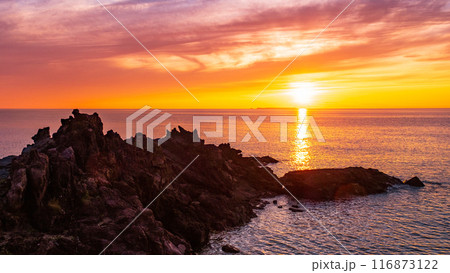 十六羅漢岩・夕景 116873122