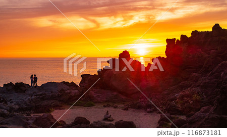 十六羅漢岩・夕景 116873181