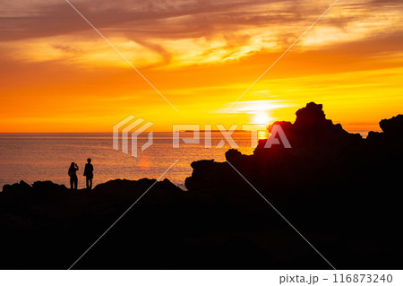 十六羅漢岩・夕景 116873240