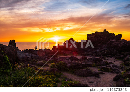 十六羅漢岩・夕景 116873248