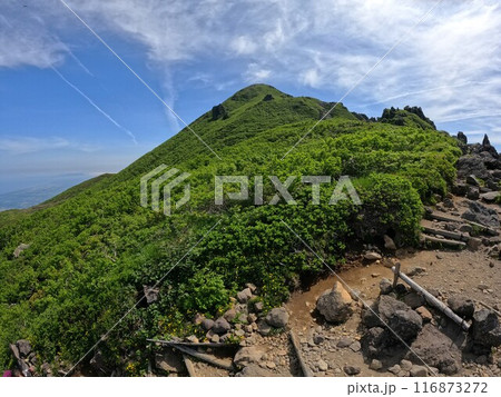 登山道からの岩木山頂 登山道からの岩木山頂 116873272