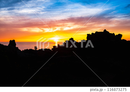十六羅漢岩・夕景 116873275