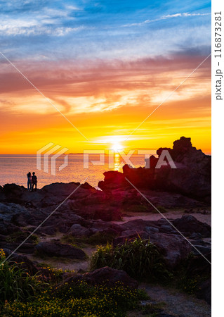 十六羅漢岩・夕景 116873281