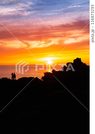 十六羅漢岩・夕景 116873293