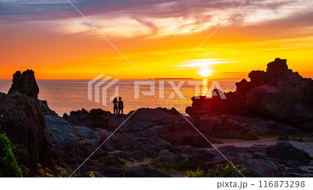 十六羅漢岩・夕景 116873298