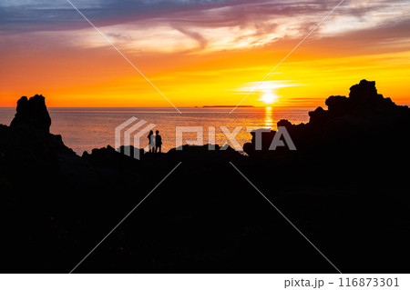 十六羅漢岩・夕景 116873301