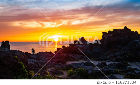 十六羅漢岩・夕景 十六羅漢岩・夕景 116873334